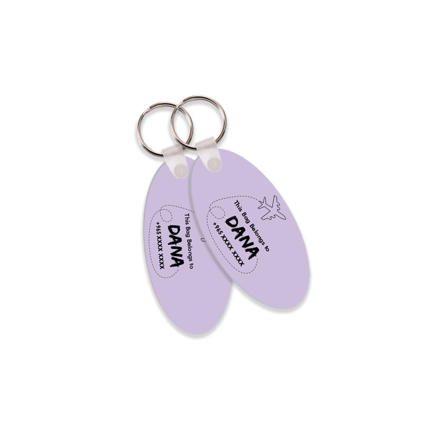 Oval Travel Tags D01