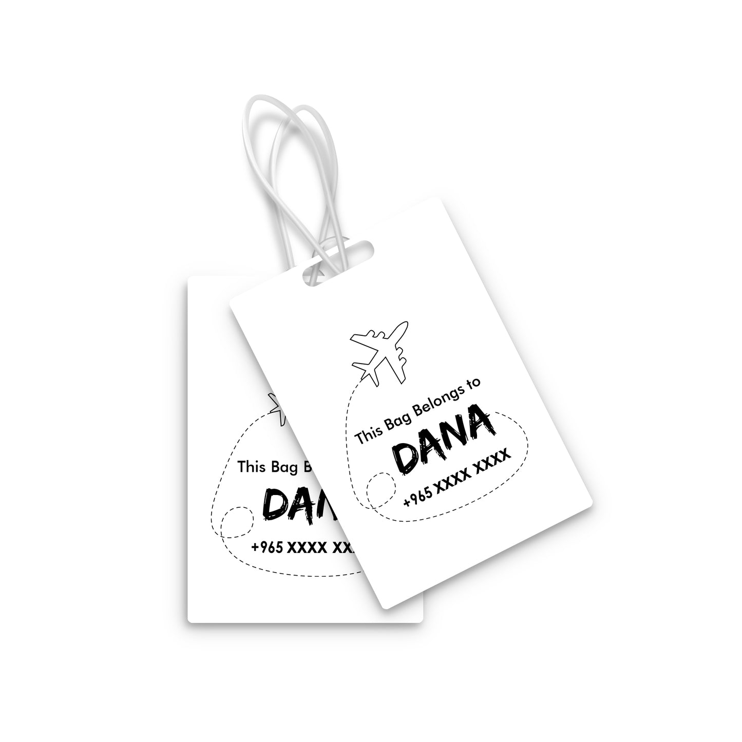 Rectangle Travel Tags D01