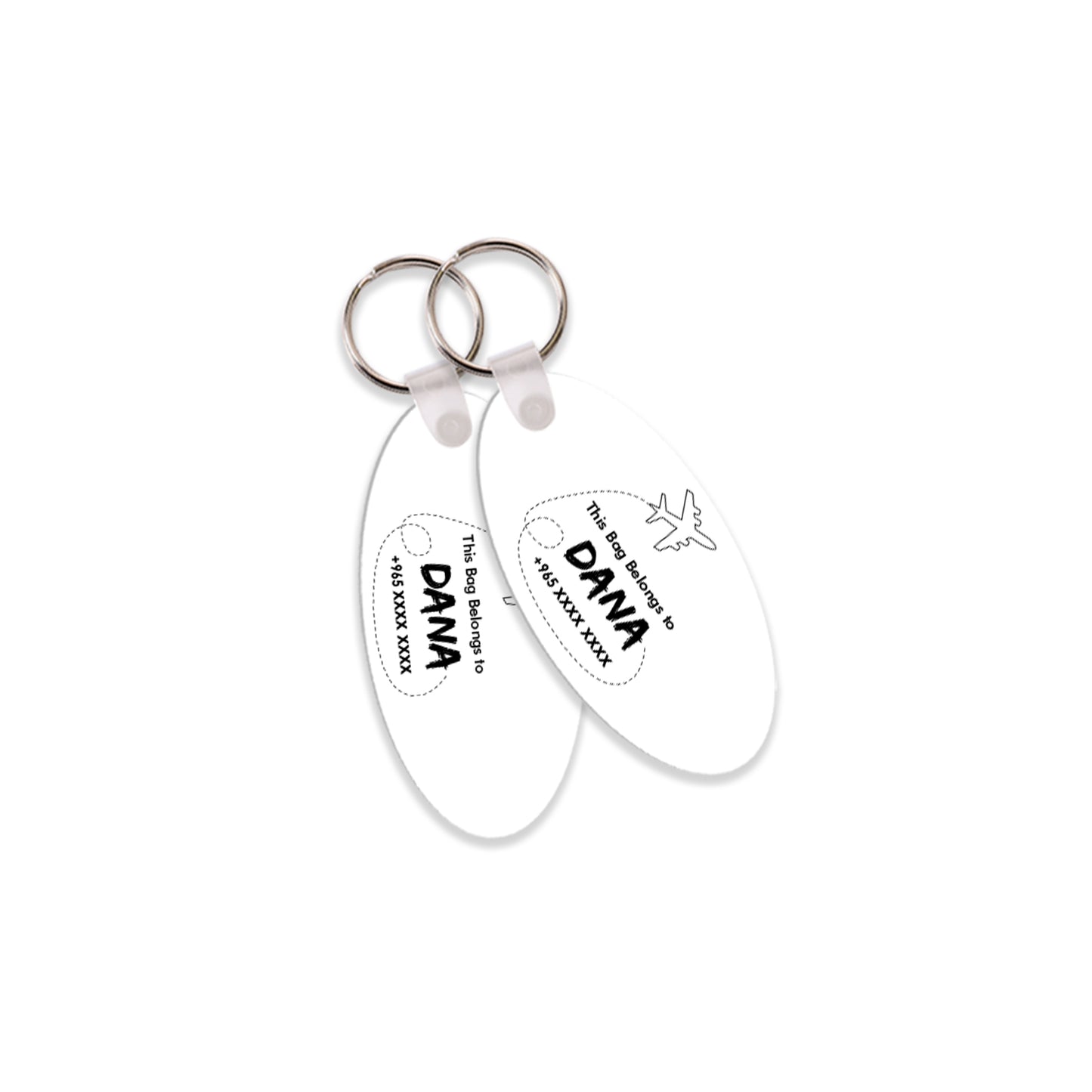 Oval Travel Tags D01