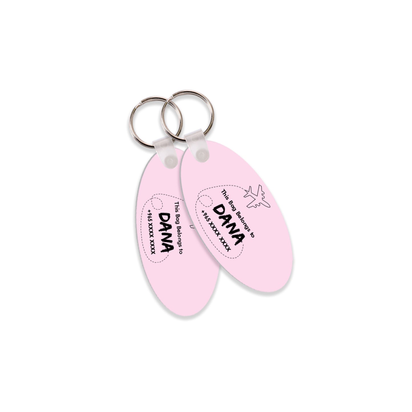 Oval Travel Tags D01