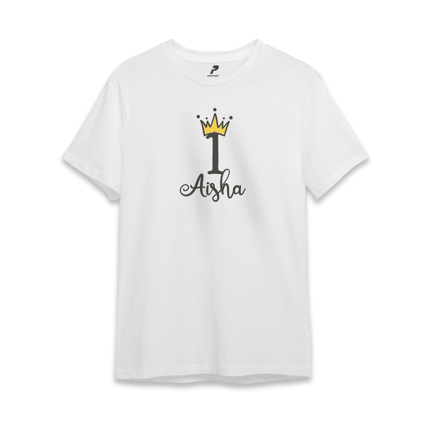 Princess Theme Birthday T-Shirt White