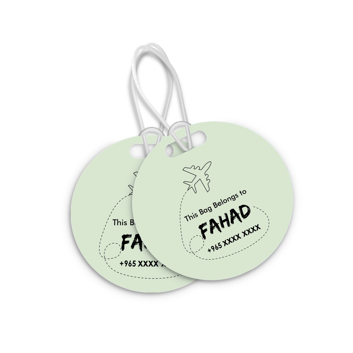 Circle Travel Tags D01