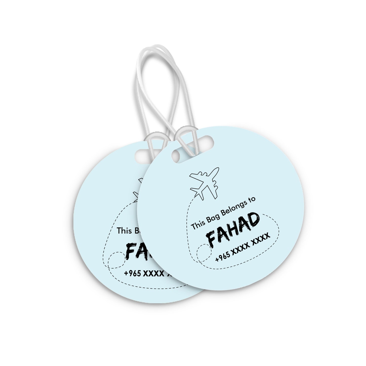 Circle Travel Tags D01