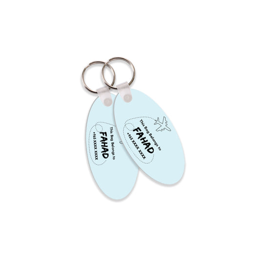 Oval Travel Tags D01