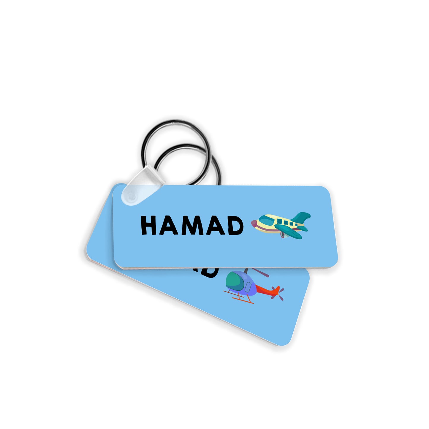 School Tags D024 - Airplane