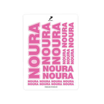 Pink Traveling Stickers