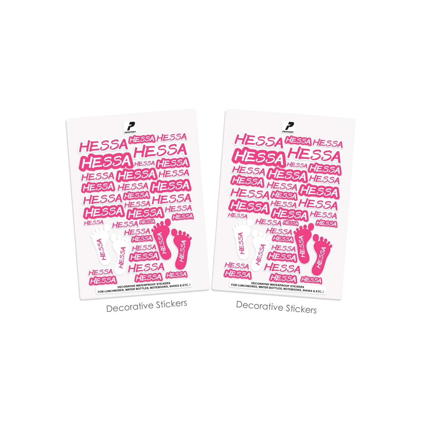 School Label Stickers Pack D035 - Basic Theme