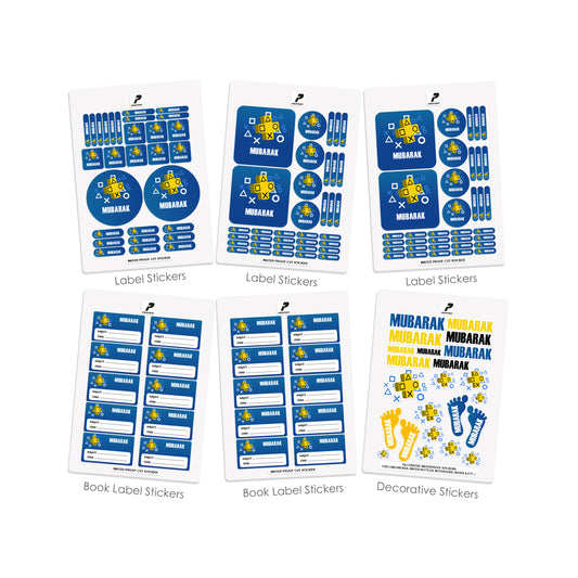 School Label Stickers Pack D036