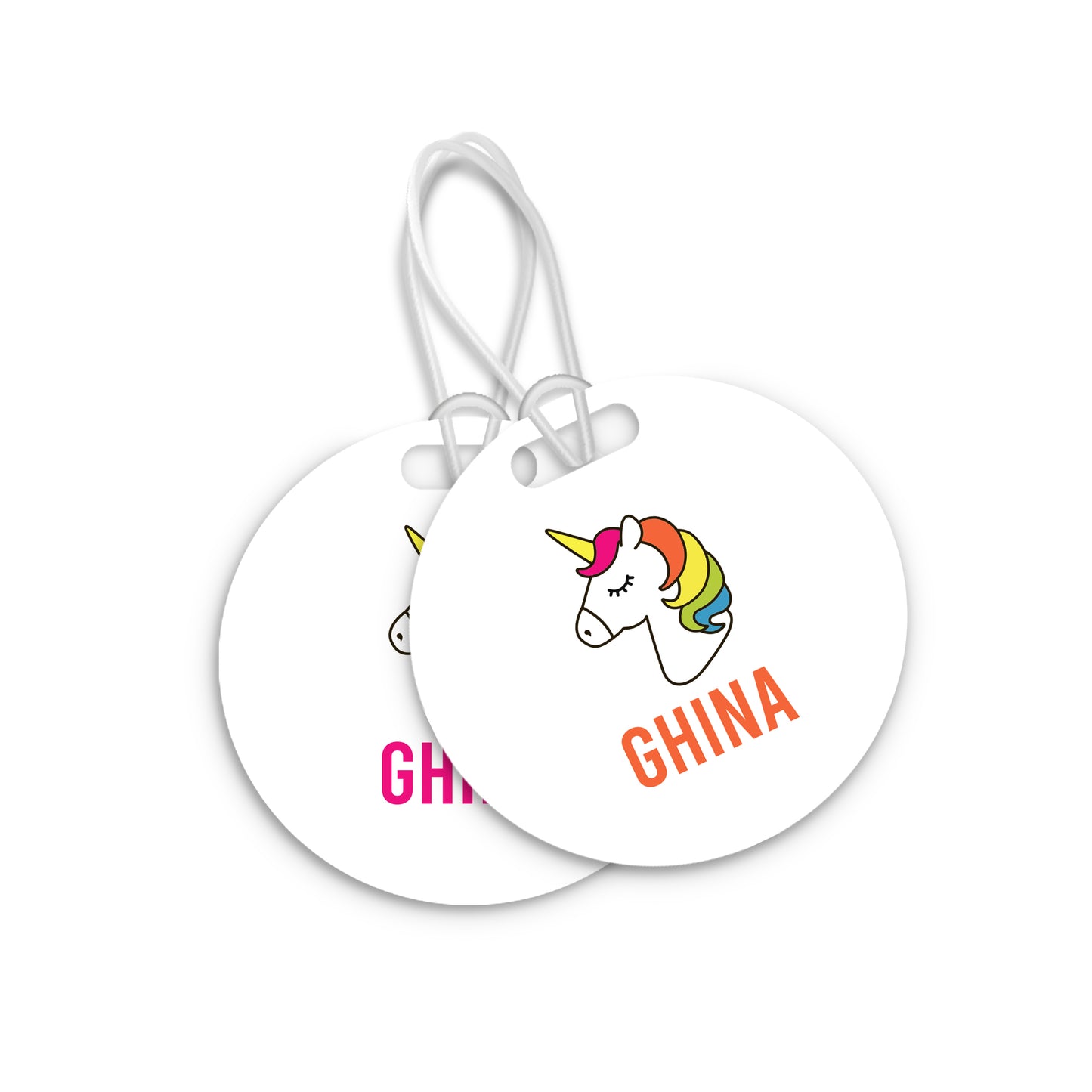 School Tags D047 - Unicorn