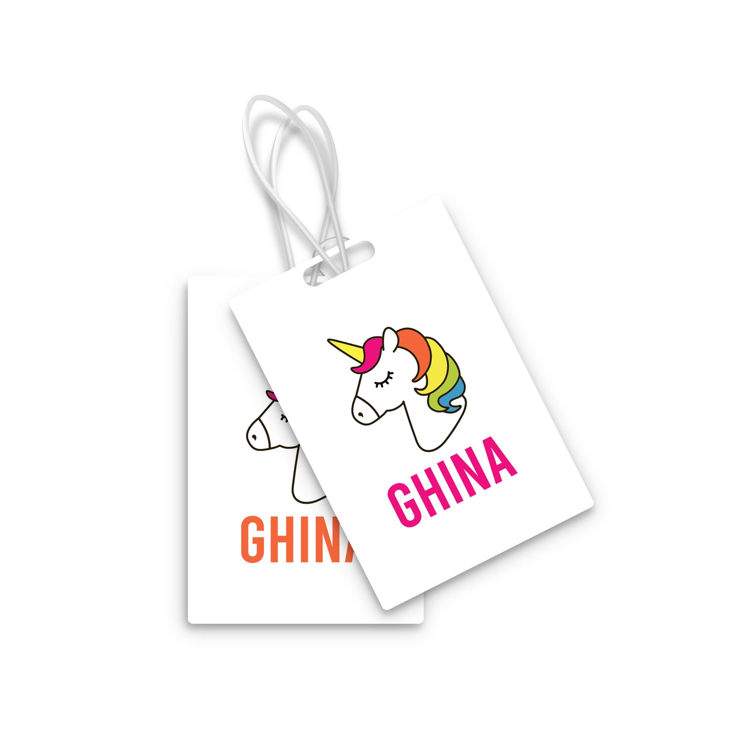 School Tags D047 - Unicorn