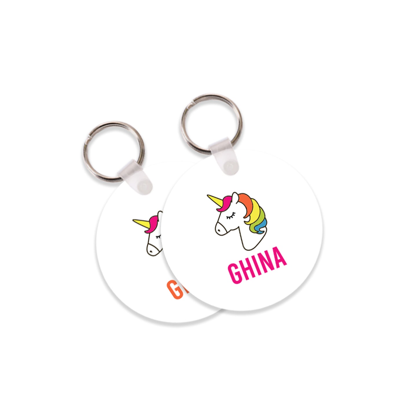 School Tags D047 - Unicorn