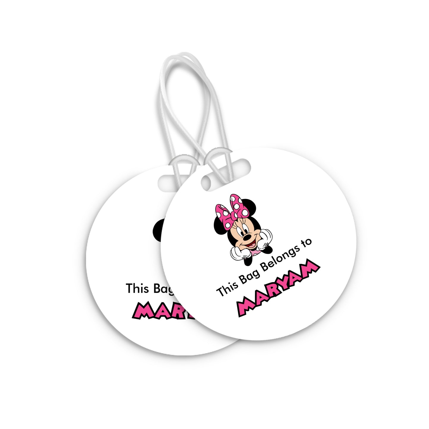 Minnie Mouse Travel Tags D04