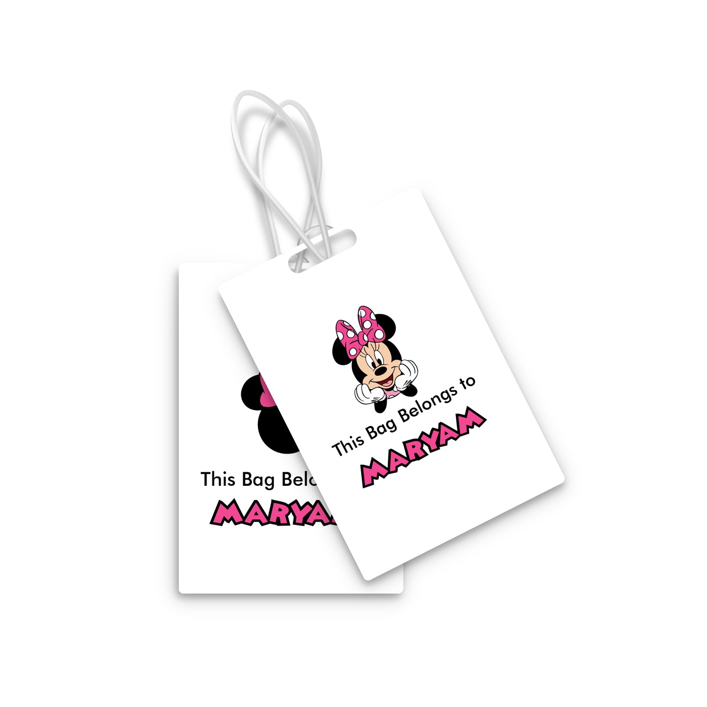 Minnie Mouse Travel Tags D04