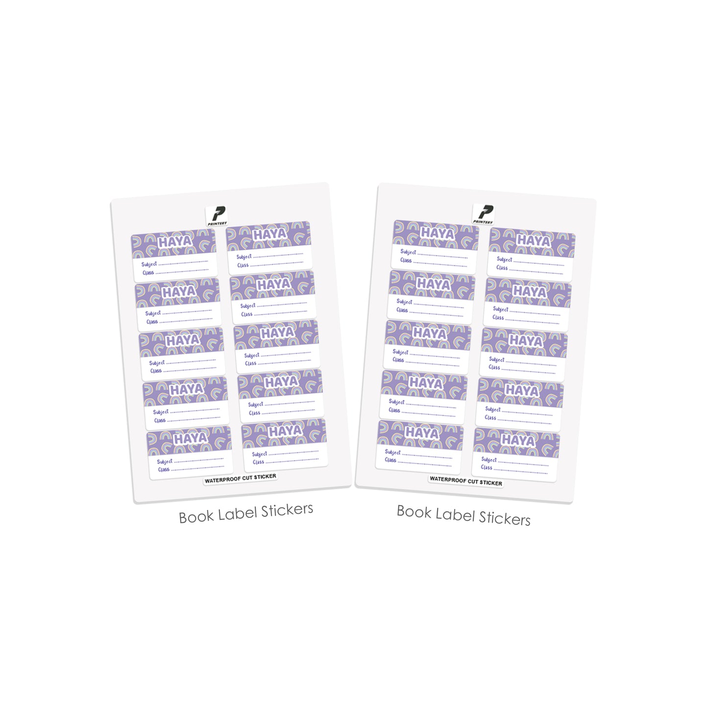 School Label Stickers Pack D054