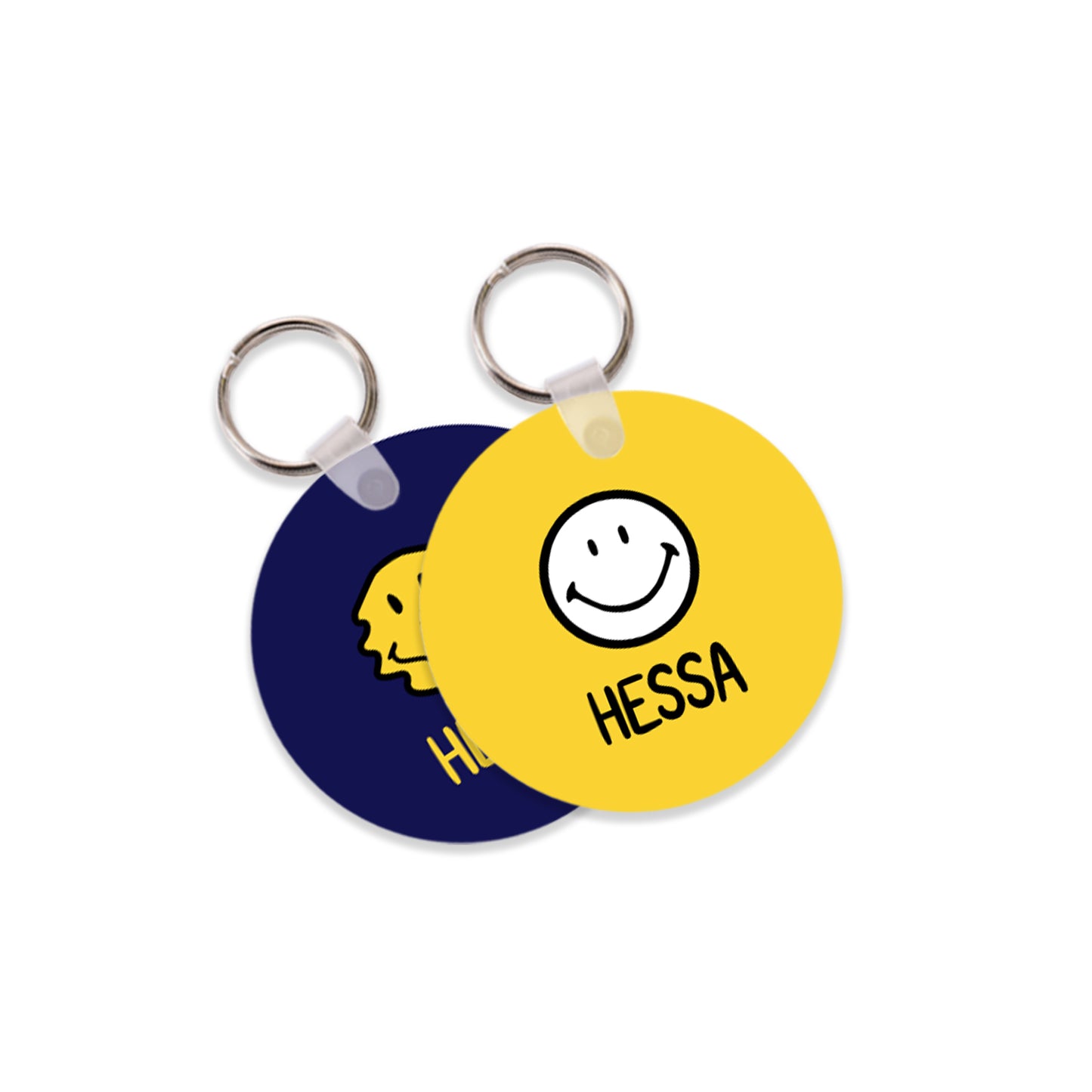 School Tags D058 - Smiley Face