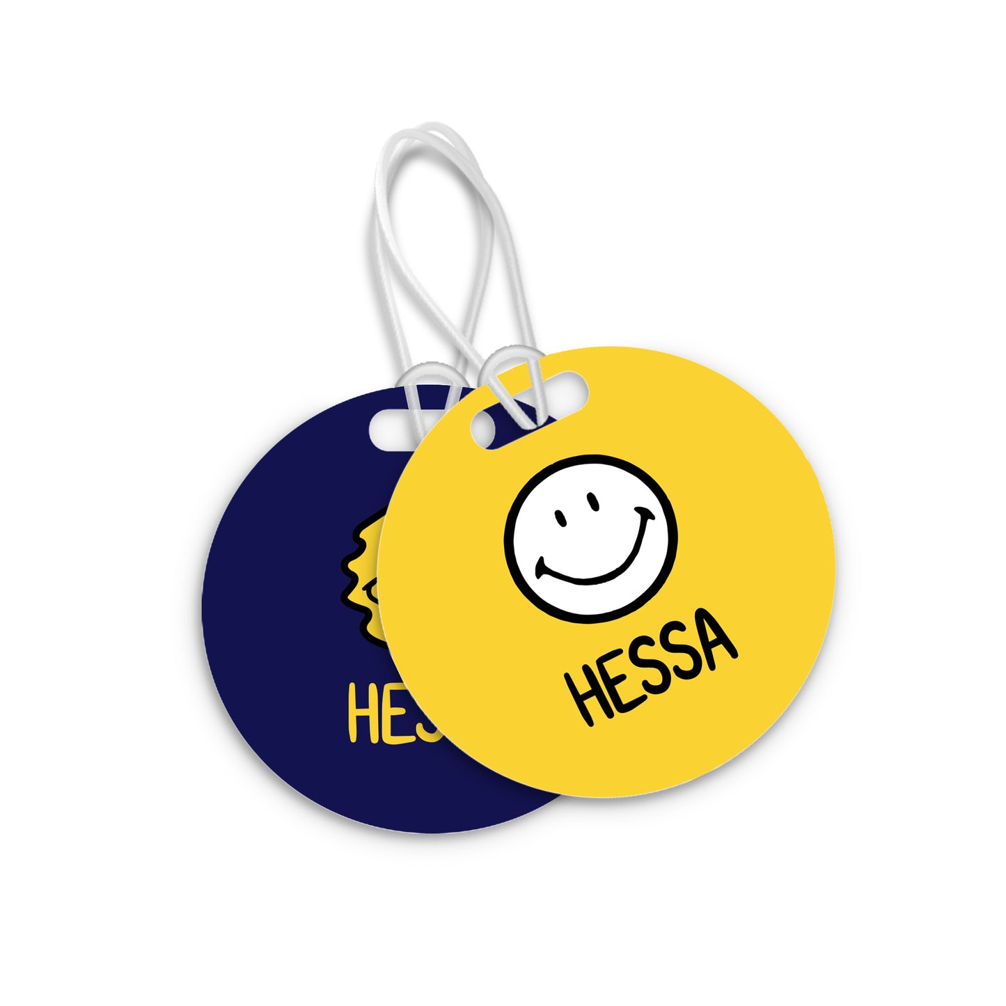 School Tags D058 - Smiley Face