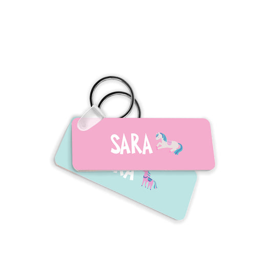 School Tags D069 - Unicorn