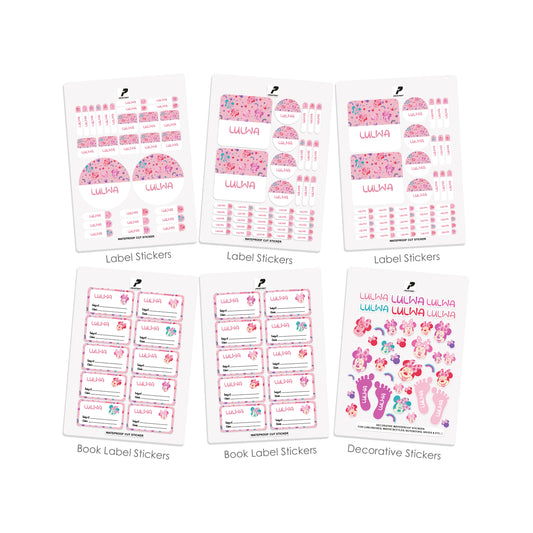 School Label Stickers Pack D081 - Minnie Mouse