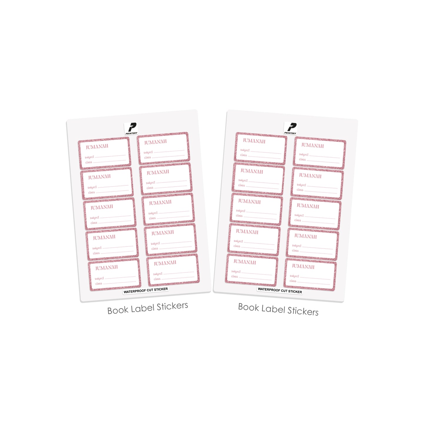 School Label Stickers Pack D085