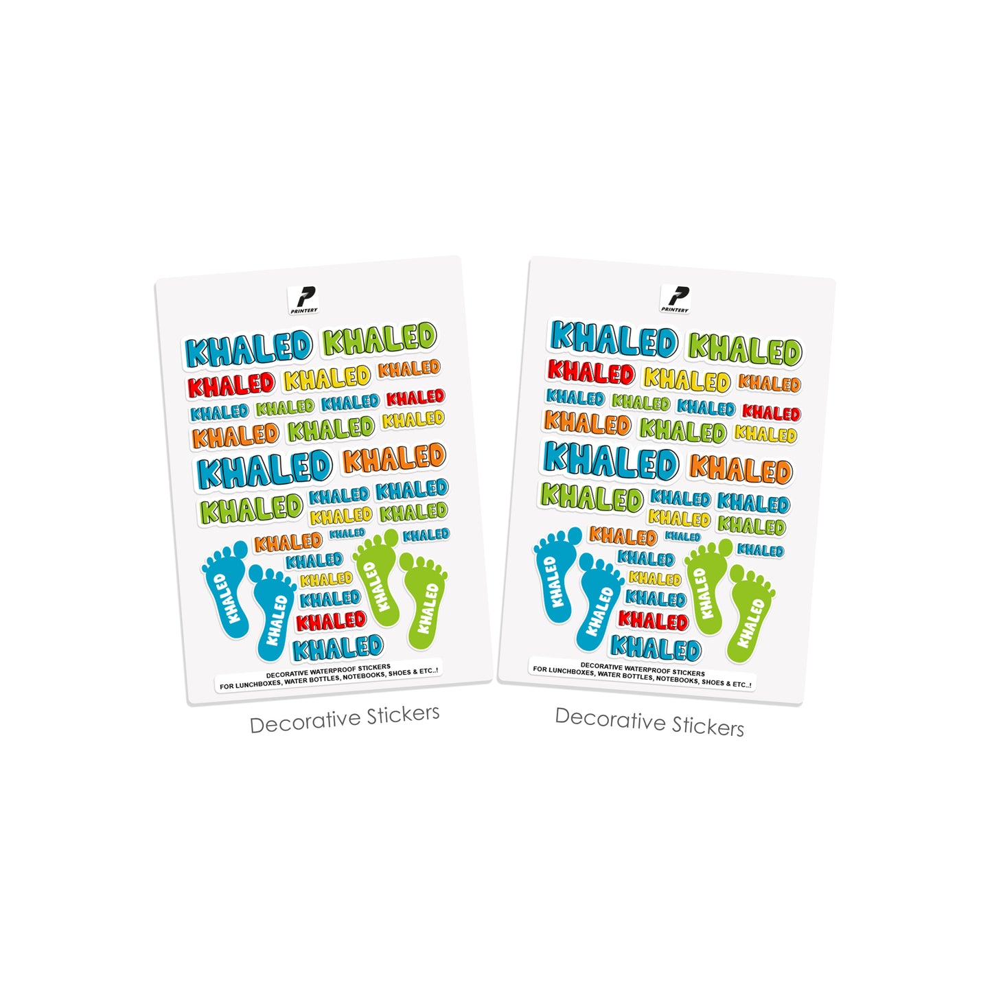 School Label Stickers Pack D101