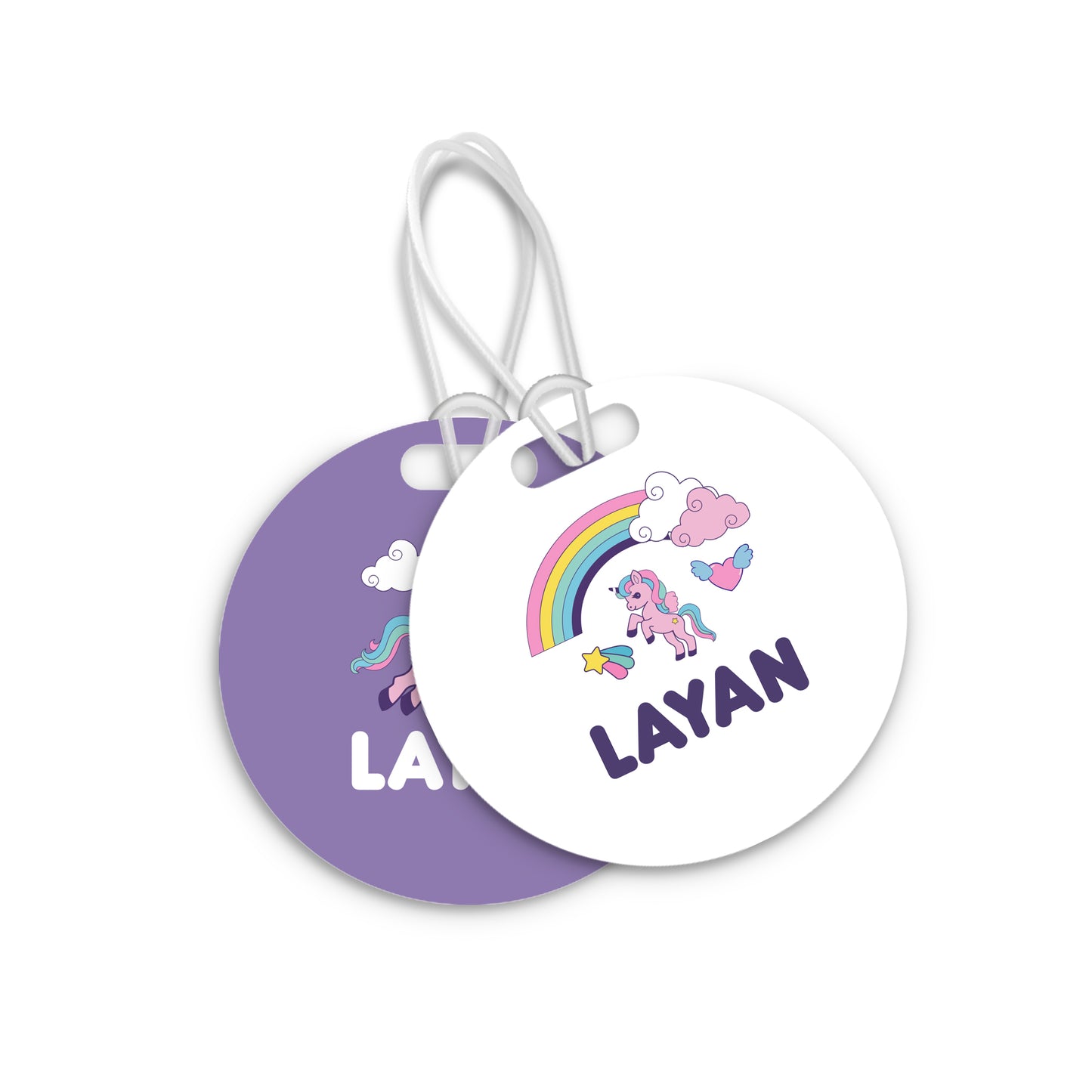 School Tags D103 - Unicorn