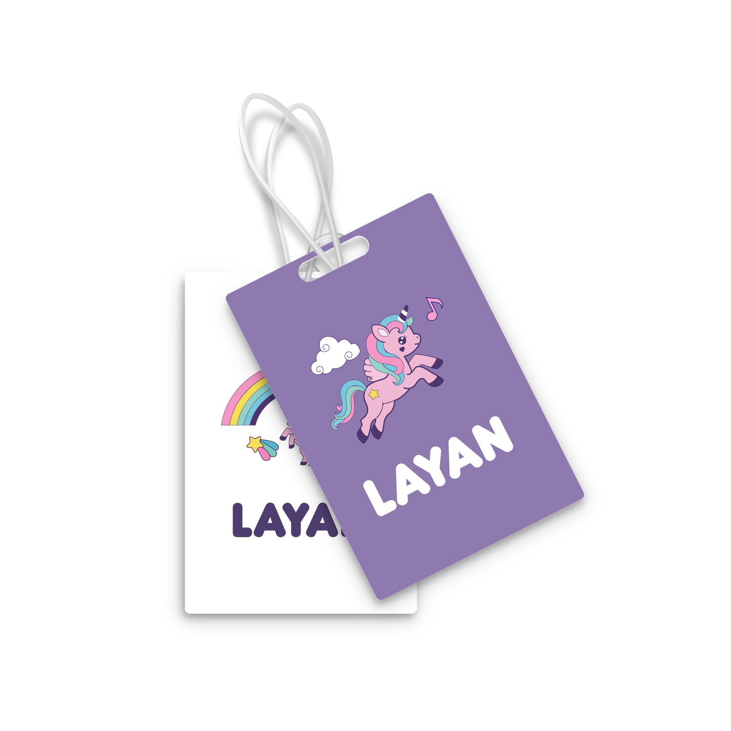 School Tags D103 - Unicorn