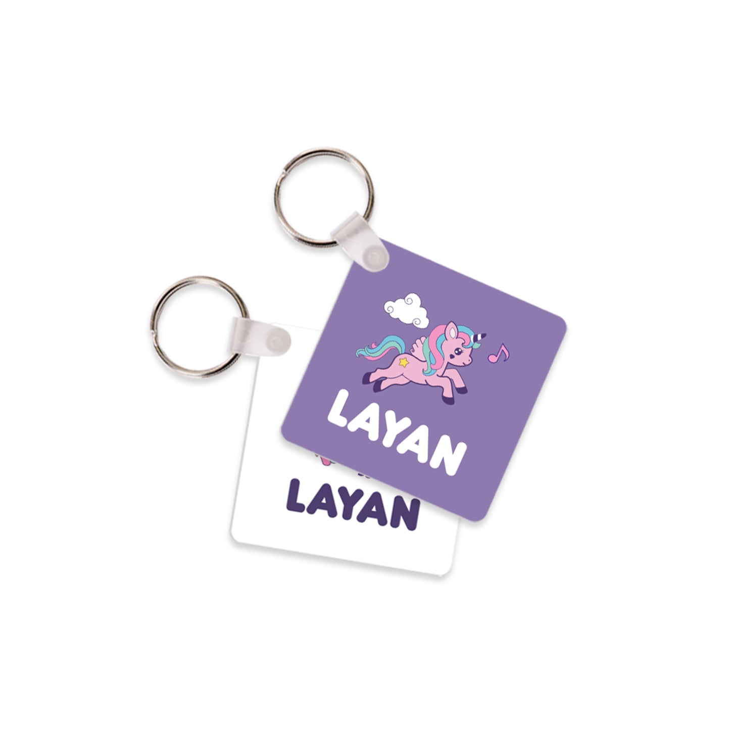 School Tags D103 - Unicorn