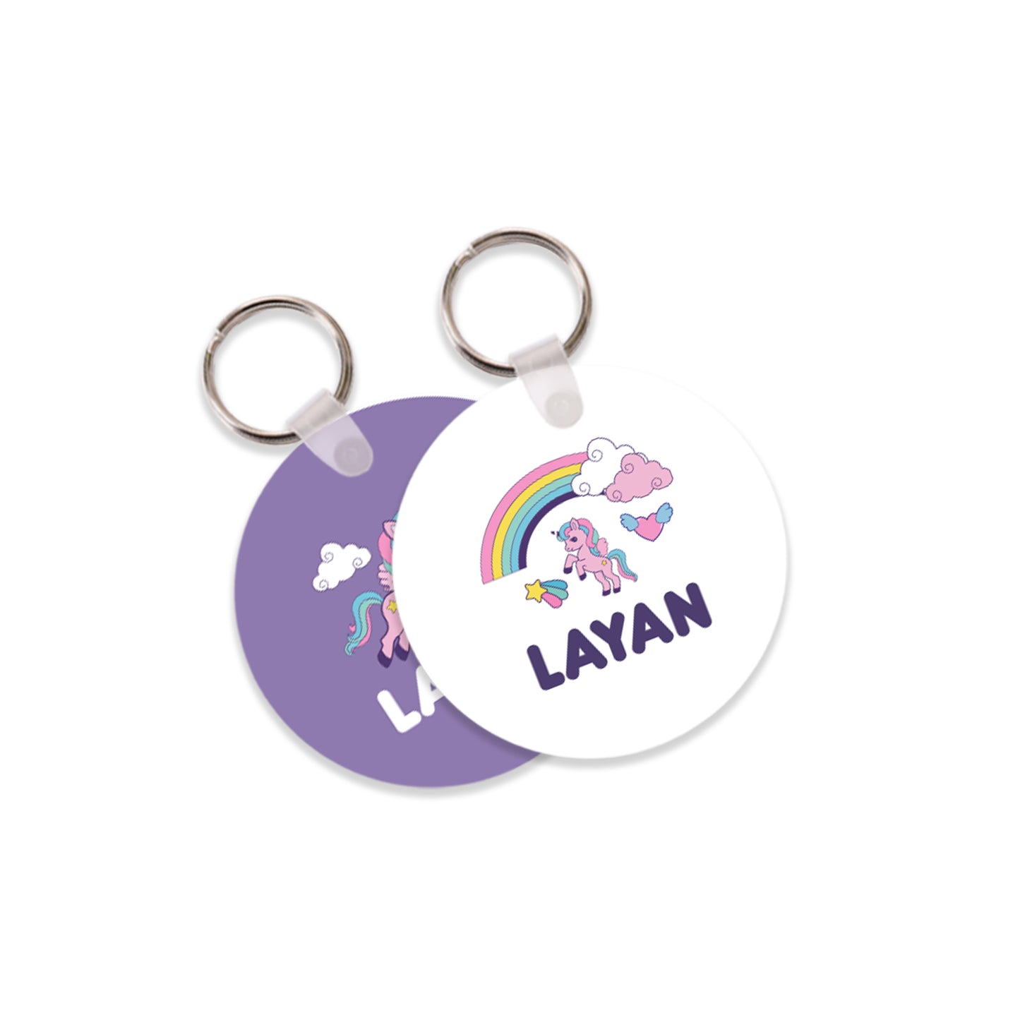 School Tags D103 - Unicorn