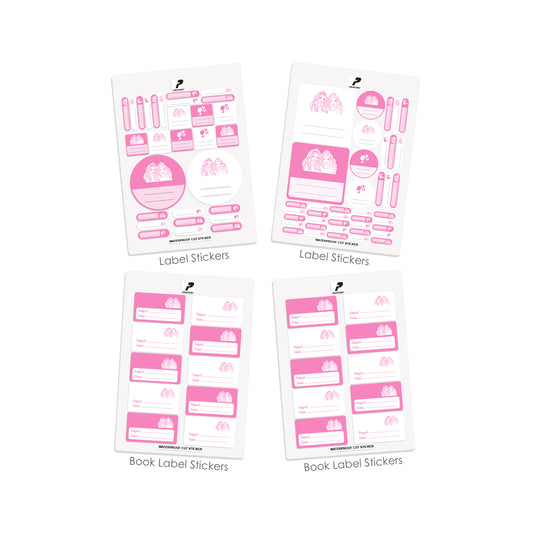 Ready to Buy School Label Pack D104 - Barbie