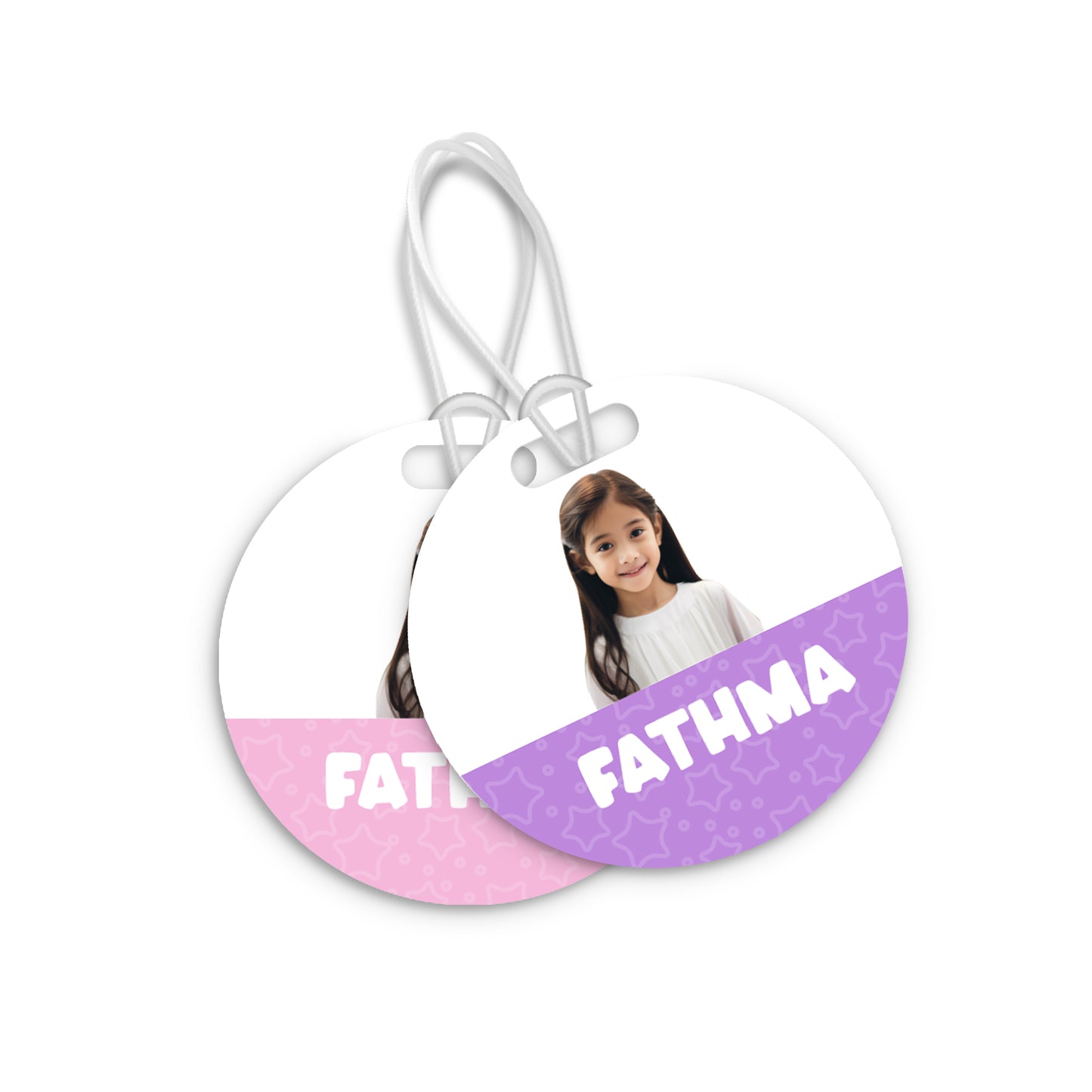 School Tags D134 - Girl Photo Theme