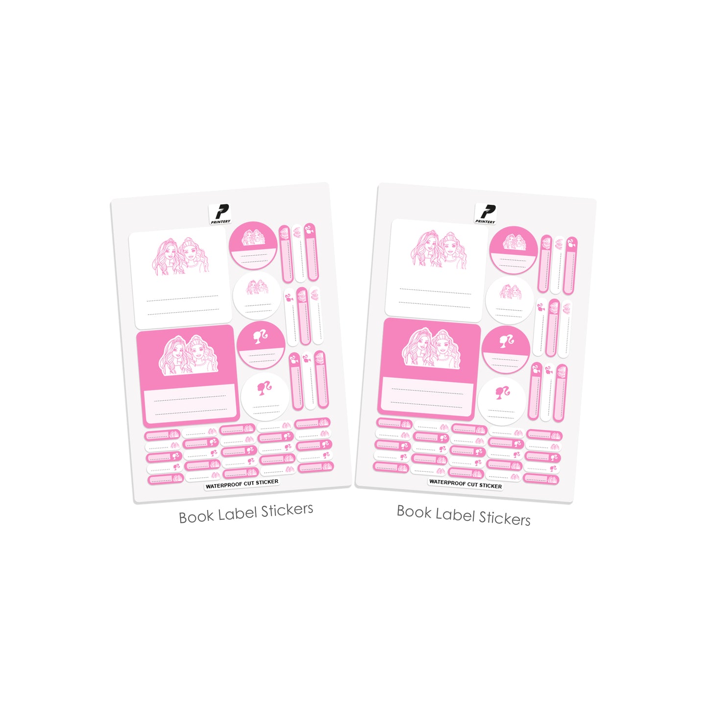 Ready to Buy School Label Pack D104 - Barbie