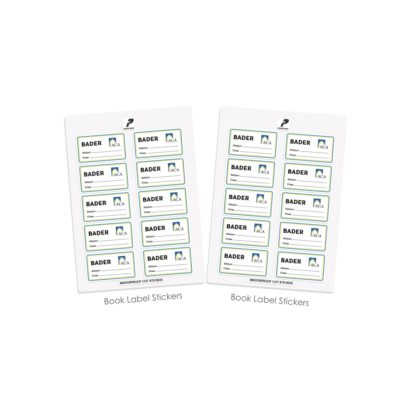 ACA Customized School Labels