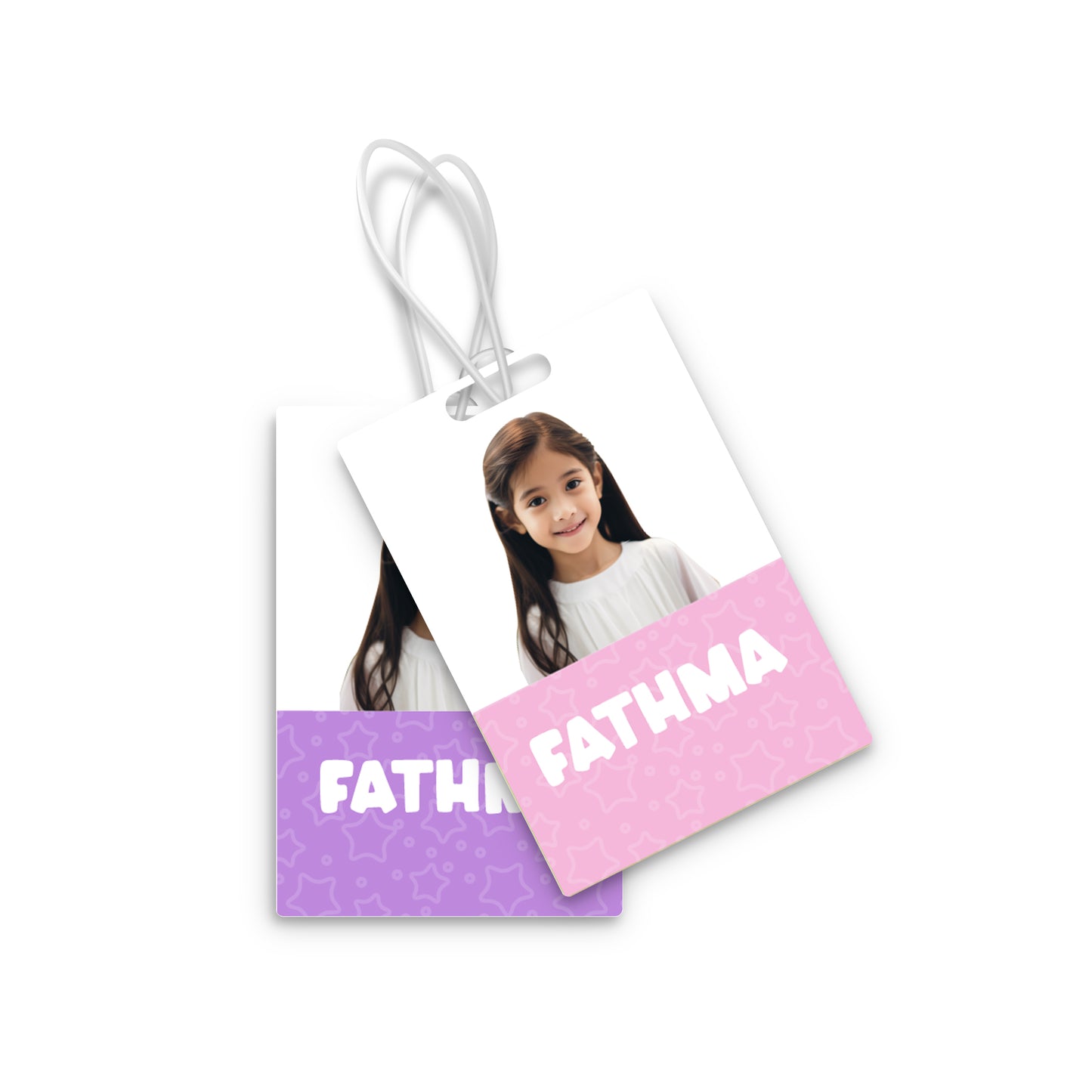 School Tags D134 - Girl Photo Theme