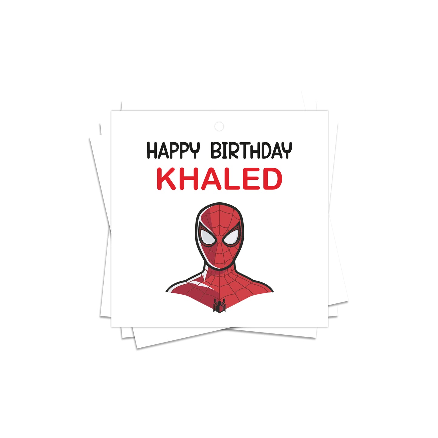 Spiderman Birthday Cards D06