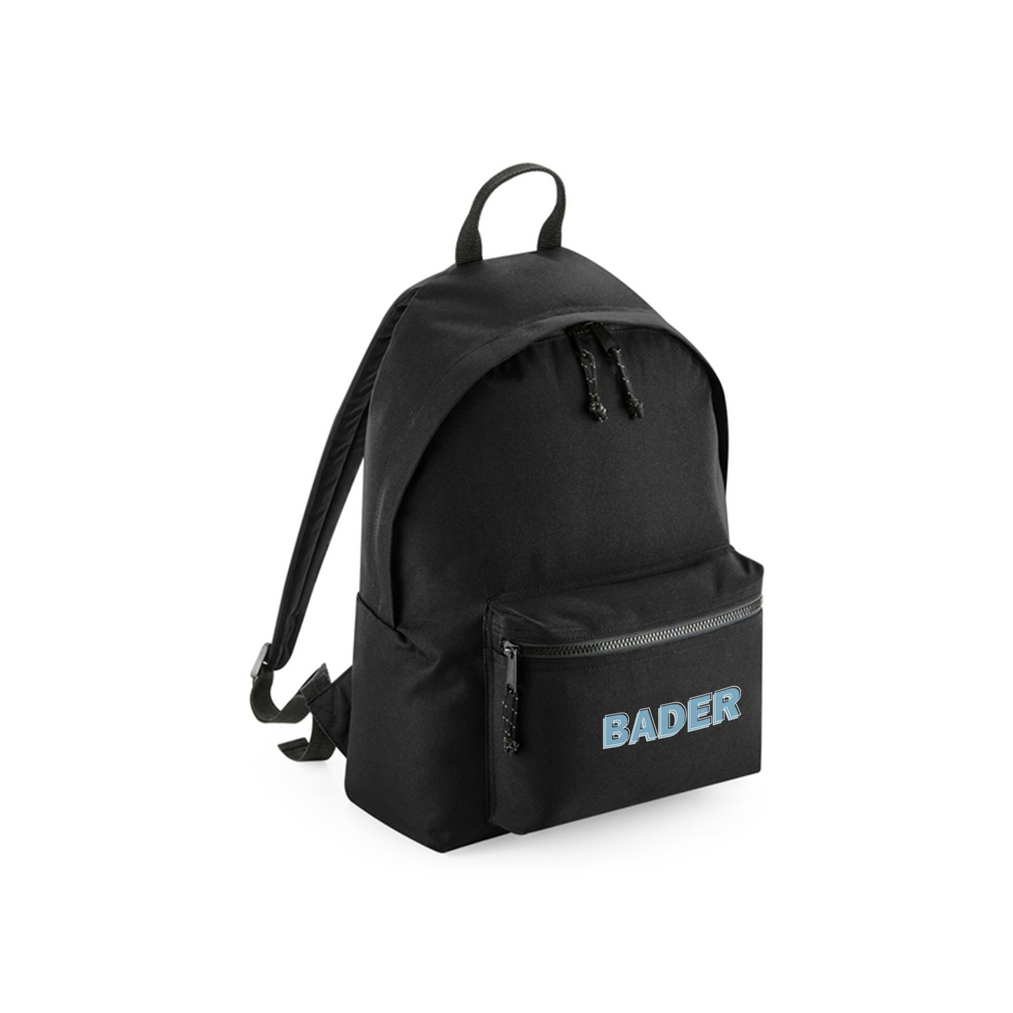 Black Recycled Backpack D01