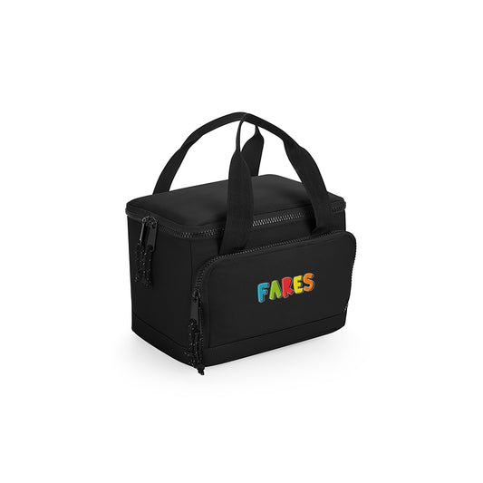 Black Recycled Mini Cooler Bag D02