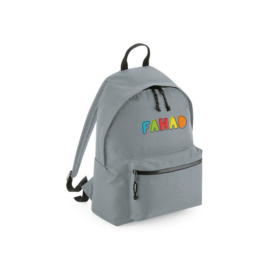 Gray Recycled Backpack D02