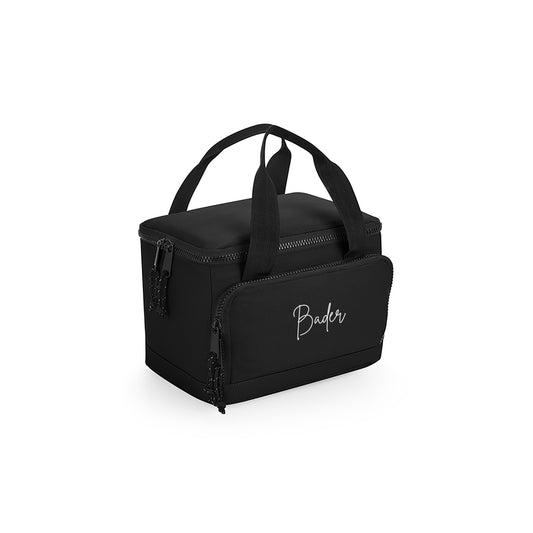 Black Recycled Mini Cooler Bag D03