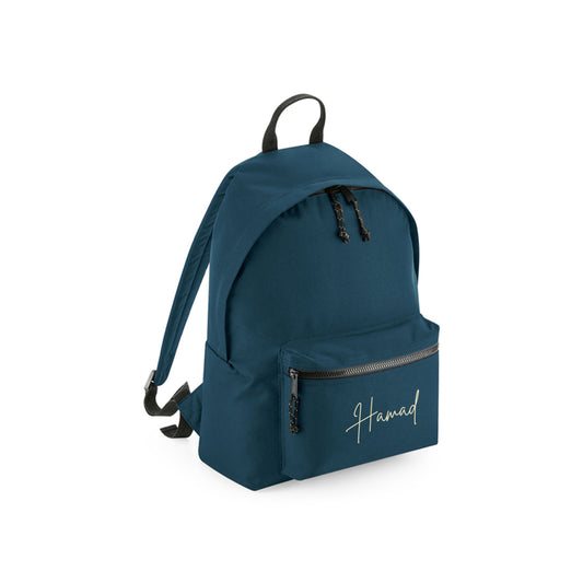 Blue Recycled Backpack D03