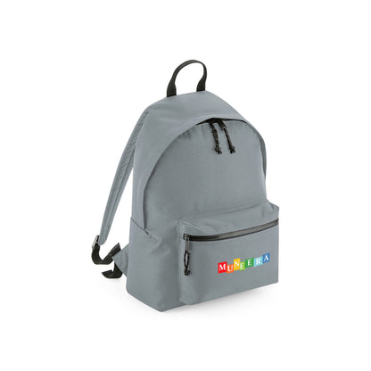 Gray Recycled Backpack D09