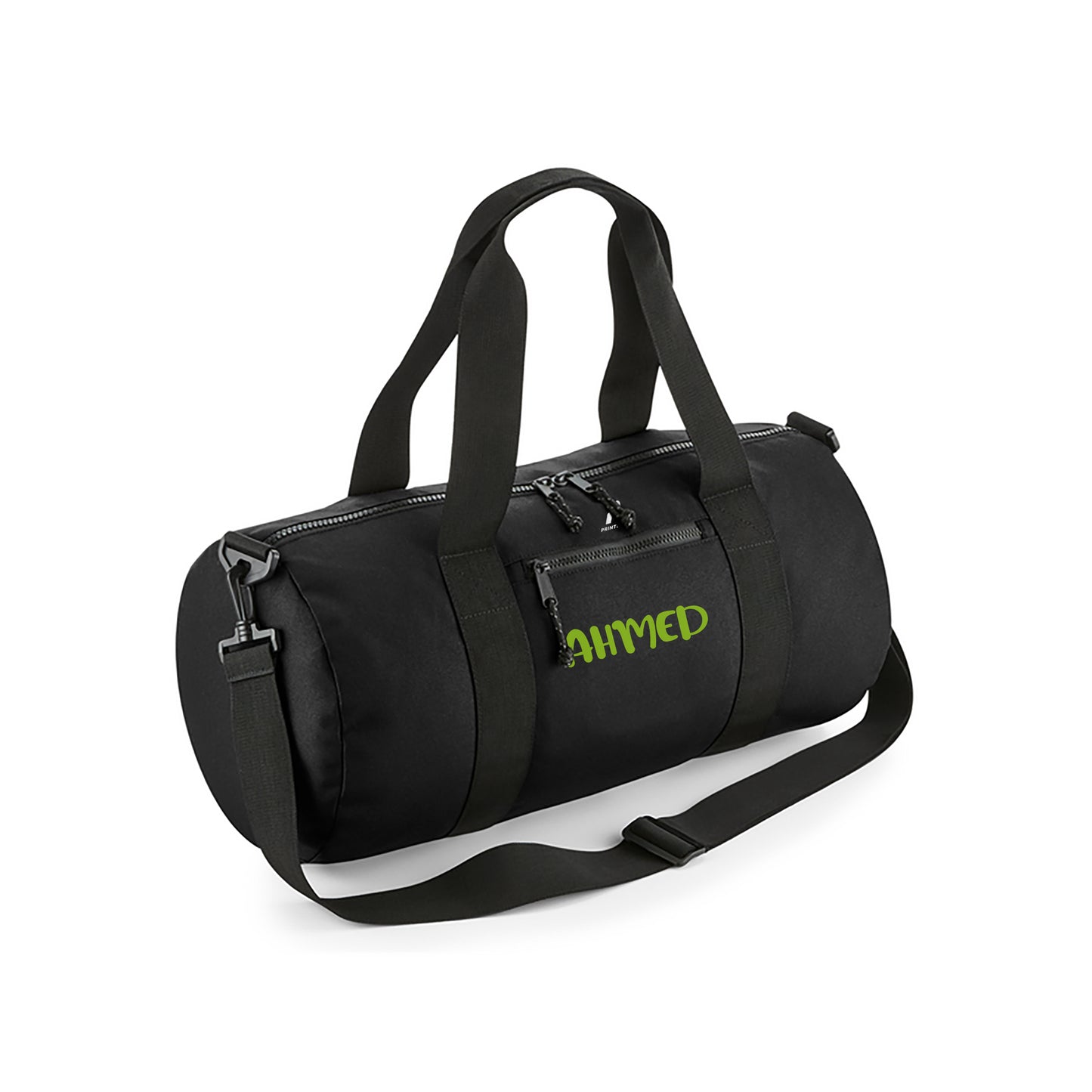 Black Recycled Barrel Bag D10