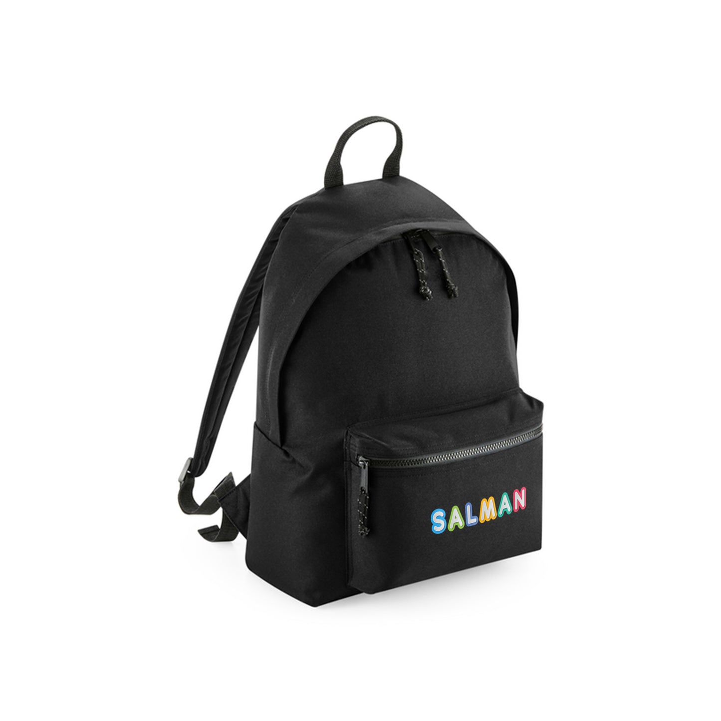 Black Recycled Backpack D11