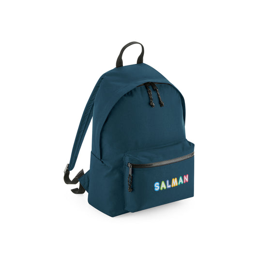 Blue Recycled Backpack D11