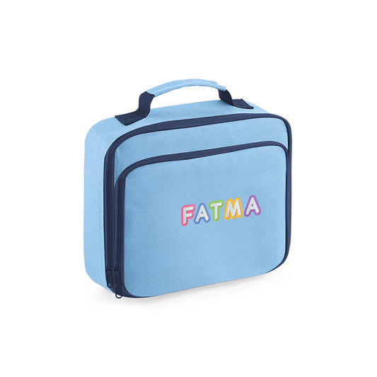 Light Blue School Lunch Cooler Bag D11