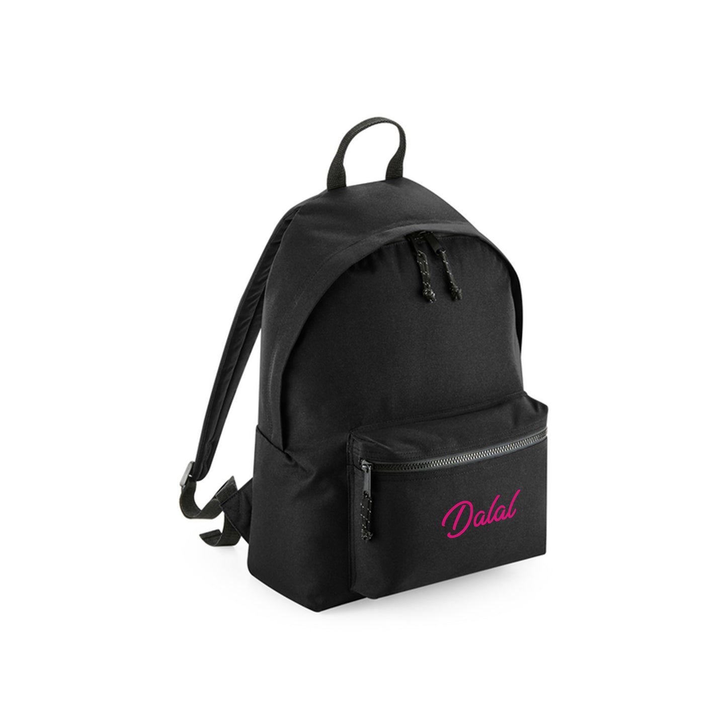 Black Recycled Backpack D12