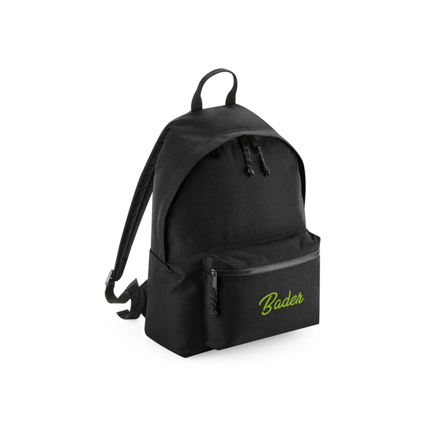 Black Recycled Backpack D12