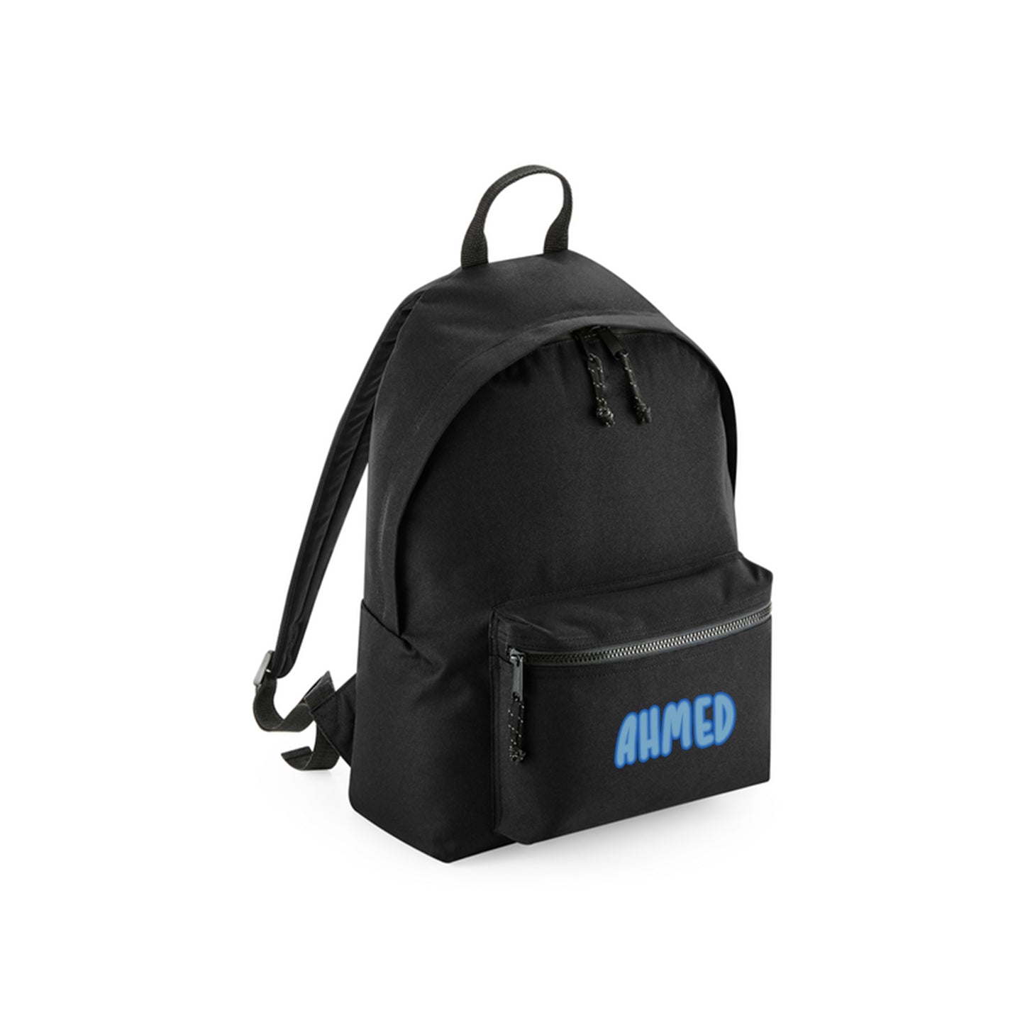 Black Recycled Backpack D13