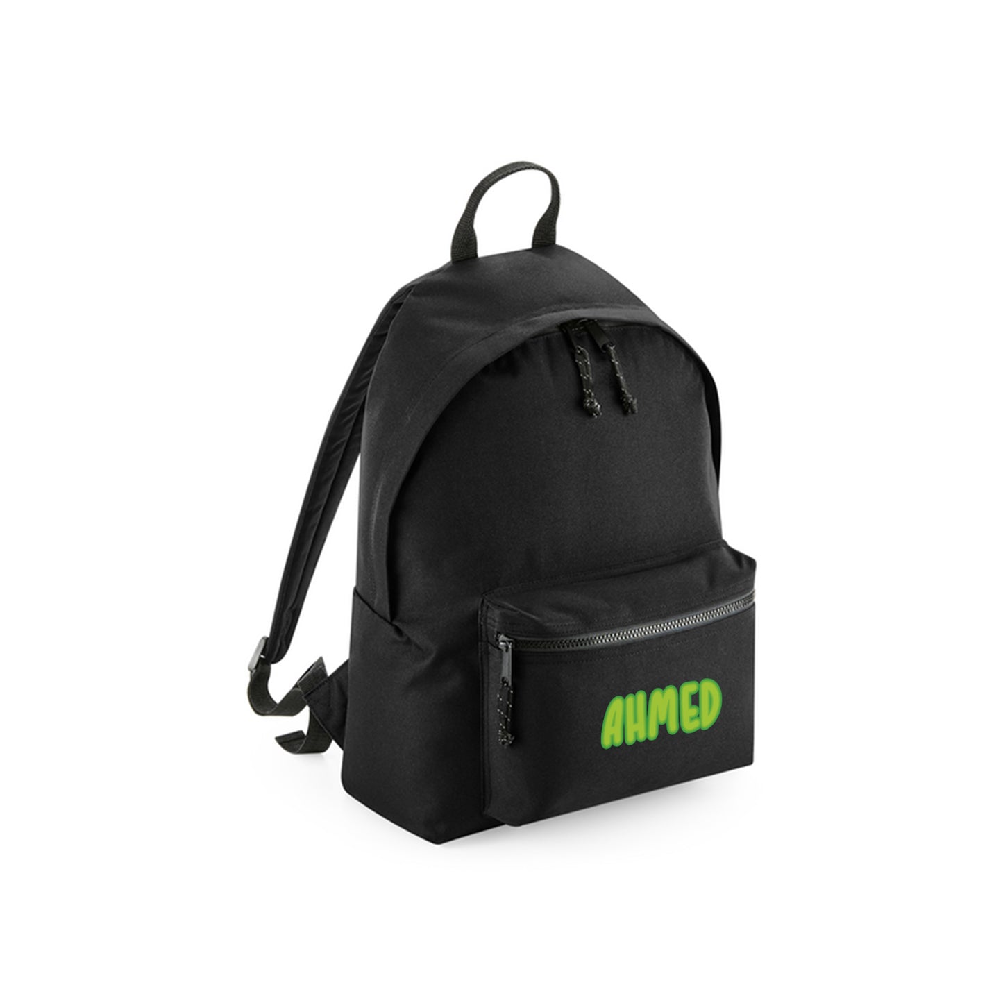 Black Recycled Backpack D13