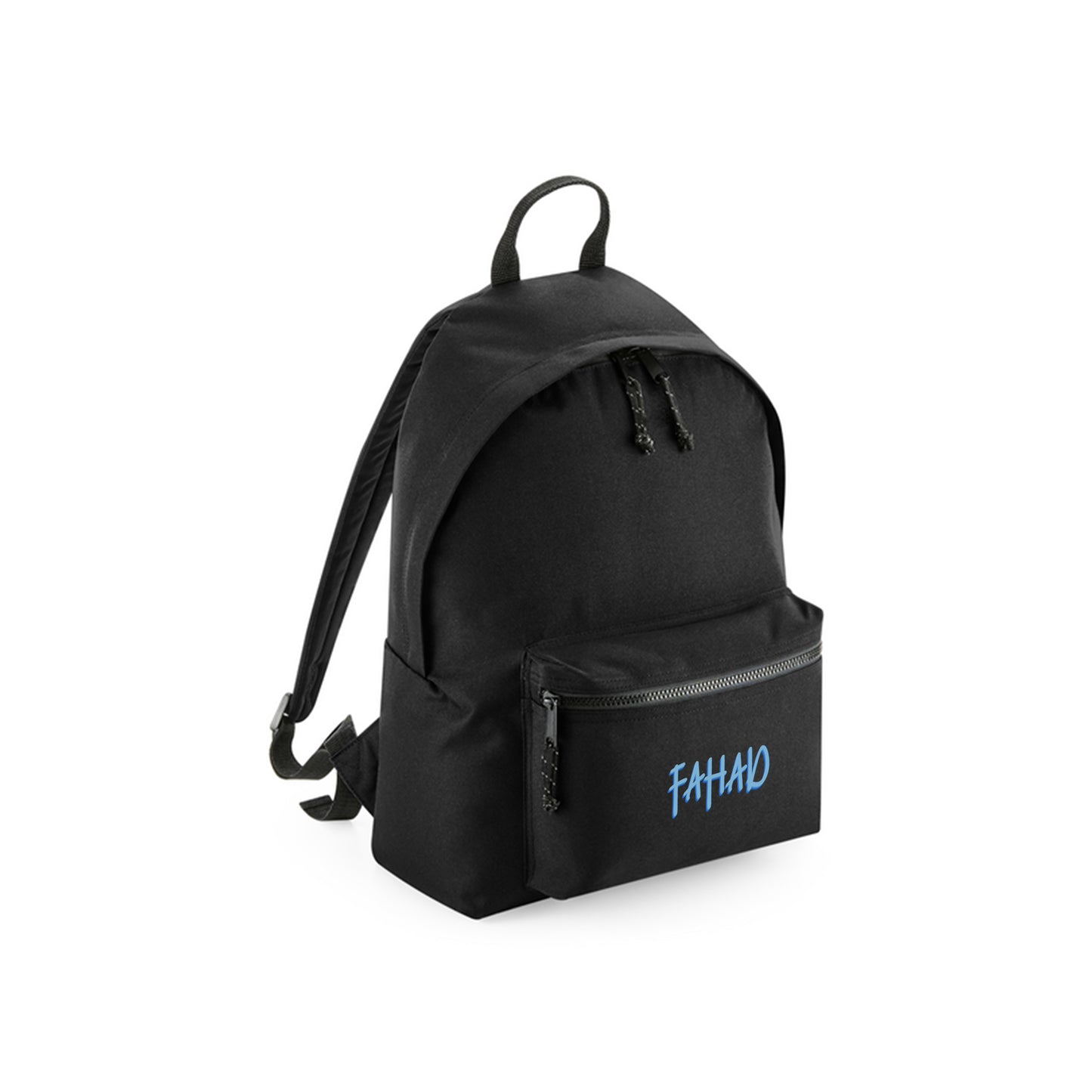 Black Recycled Backpack D14