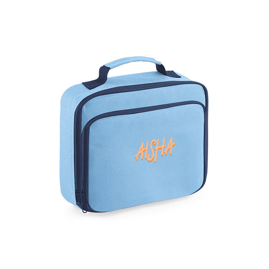 Light Blue School Lunch Cooler Bag D14